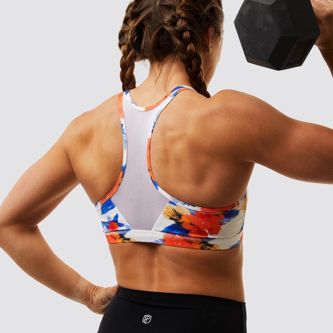 Born Primitive The Knotted Up Sports Bra (Aloha- Blue) Sports Bras 3 Born Primitive The Knotted Up Sports Bra (Aloha- Blue) Sports Bras