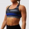 Born Primitive Your Essential Sports Bra (Thin Blue Line Gunmetal)