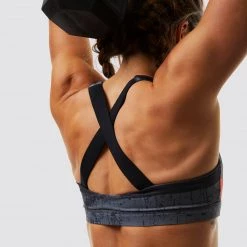 Born Primitive Your Essential Sports Bra (Thin Red Line Gunmetal)