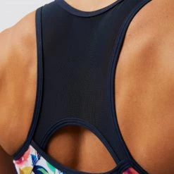 Born Primitive Meshed Up Cropped Sports Bra (Pastel Garden)