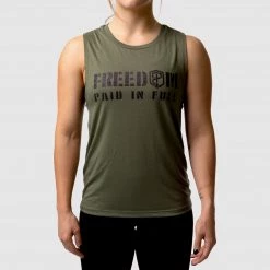 Born Primitive Freedom Paid In Full Flowy Muscle (Military Green) New Arrivals 9 Born Primitive Freedom Paid In Full Flowy Muscle (Military Green) New Arrivals