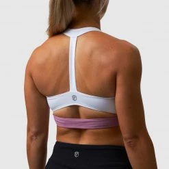 Born Primitive New Arrivals The Bella Bra (White/Bubblegum)