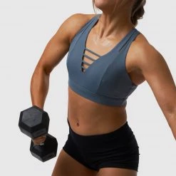 Born Primitive The V-Up Sports Bra (Slate) Limited Edition