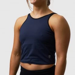 Born Primitive Gratitude Crop Tank (Navy) New Arrivals