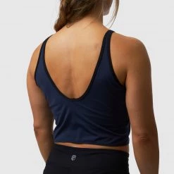 Born Primitive Gratitude Crop Tank (Navy) New Arrivals