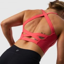 Born Primitive Balance Sports Bra (Fiery Rose) New Arrivals