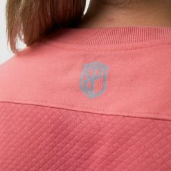 Born Primitive Limited Edition Female Waffle Crewneck Pullover (Rose Blossom)