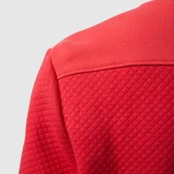 Born Primitive Female Waffle Crewneck Pullover (Lava) Athleisure