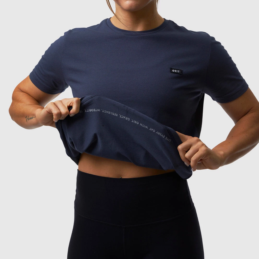 Born Primitive GRIT Crop Tee (Black/Charcoal) 5 Born Primitive GRIT Crop Tee (Black/Charcoal)