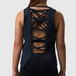 Born Primitive Girls String Me Along Top (Black) Clearance Vault