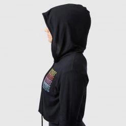 Born Primitive Neon Rainbow Cropped T-Shirt Hoodie (Black) New Arrivals 13 Born Primitive Neon Rainbow Cropped T-Shirt Hoodie (Black) New Arrivals