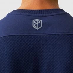 Born Primitive Male Waffle Crewneck Pullover (Dark Navy) Limited Edition