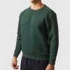 Born Primitive Long Sleeves Male Waffle Crewneck Pullover (Pine)