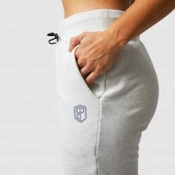 Born Primitive Female Unmatched Joggers (Heather White) Athleisure
