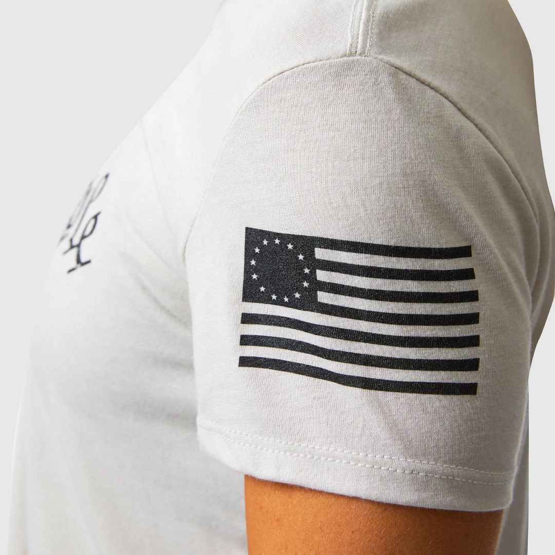 Born Primitive Tops We The People Crop Tee (Heather Dust) 4 Born Primitive Tops We The People Crop Tee (Heather Dust)