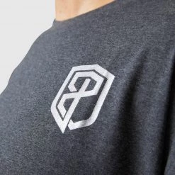 Born Primitive Athleisure The Training Crop Long-Sleeve (Dark Heather Grey)
