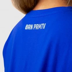 Born Primitive The Training Crop Tee (Electric Royal)