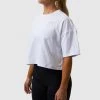 Born Primitive The Training Crop Tee (White) Athleisure