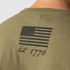 Born Primitive Freedom Paid In Full T-Shirt (Tactical Green) New Arrivals