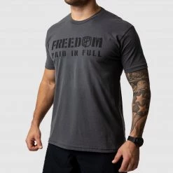 Born Primitive New Arrivals Freedom Paid In Full T-Shirt (Heavy Metal)
