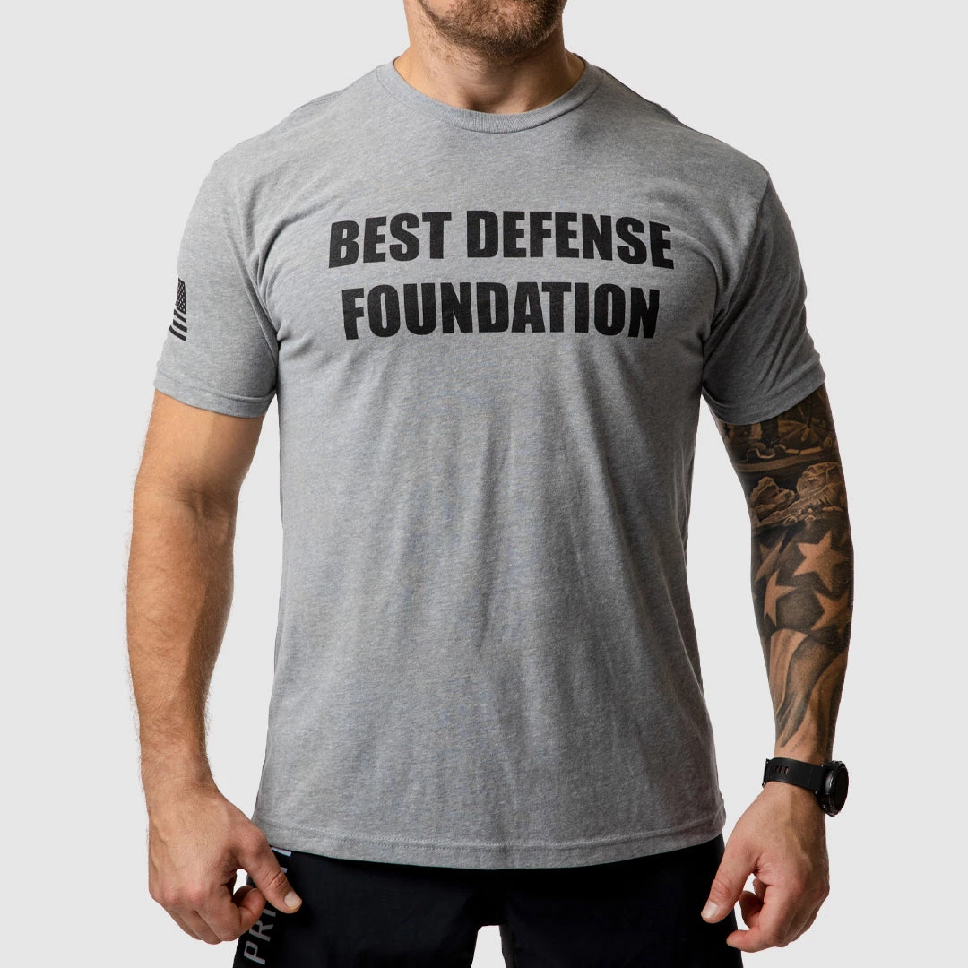 Born Primitive Best Defense Foundation Logo Tee (Dark Heather Grey) 3 Born Primitive Best Defense Foundation Logo Tee (Dark Heather Grey)