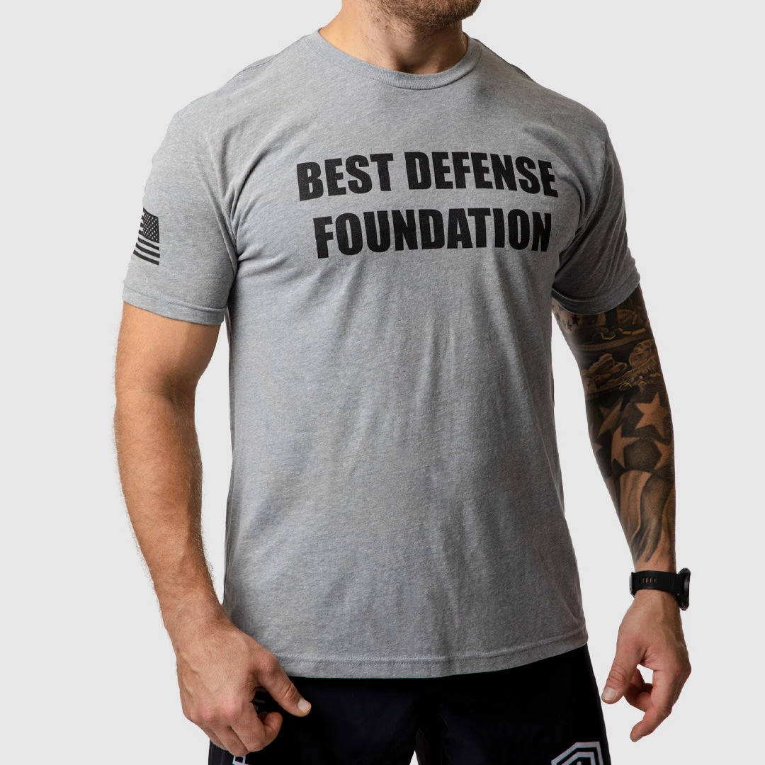 Born Primitive Best Defense Foundation Logo Tee (Dark Heather Grey) 4 Born Primitive Best Defense Foundation Logo Tee (Dark Heather Grey)
