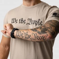 Born Primitive Tops We The People Tee (Tan)