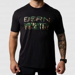 Born Primitive The Hungriest Man Eats 2.0 (Woodland- Black)