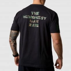 Born Primitive The Hungriest Man Eats 2.0 (Woodland- Black)