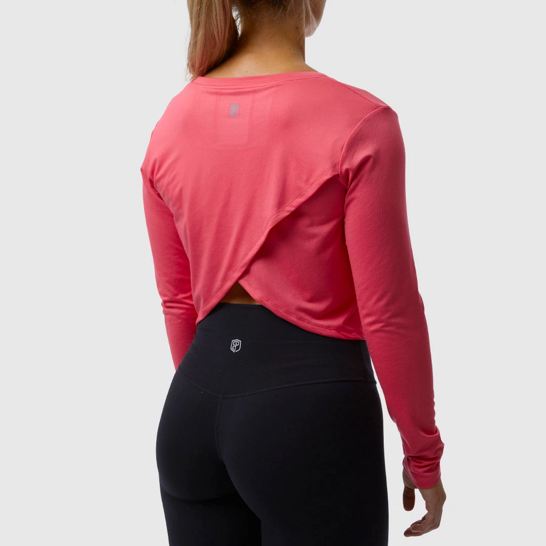 Born Primitive Limited Edition Cross You Off Cropped Long Sleeve (Fiery Rose) 3 Born Primitive Limited Edition Cross You Off Cropped Long Sleeve (Fiery Rose)