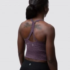 Born Primitive Your New Favorite Tank Sports Bra (Heather Plum)