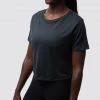 Born Primitive Athleisure Crop Tee (Black)