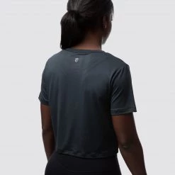 Born Primitive Athleisure Crop Tee (Black)