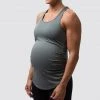 Born Primitive Tops Maternity Staple Tank (Slate)