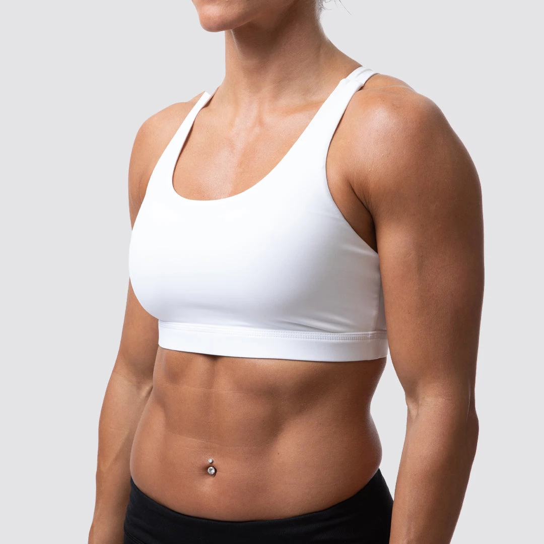 Born Primitive Sports Bras The Helix Sports Bra (White) 4 Born Primitive Sports Bras The Helix Sports Bra (White)