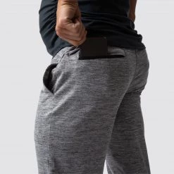 Born Primitive Maternity Rest Day Athleisure Joggers (Heather Grey)