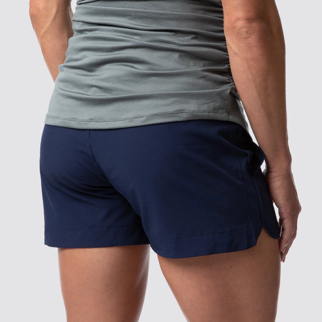 Born Primitive Athleisure Maternity Shorts (Navy) 4 Born Primitive Athleisure Maternity Shorts (Navy)