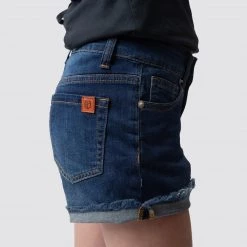 Born Primitive Stretchy Juniors Liberty Jorts (Dark Wash)