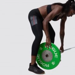 Born Primitive Rise & Grind Capris (Thin Red Line Gunmetal) Leggings