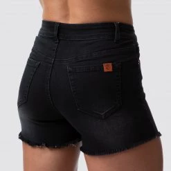 Born Primitive FLEX Stretchy Jean Shorts (Black Denim)