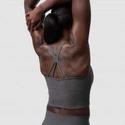 Born Primitive Limitless Sports Bra (Dark Grey)