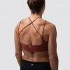 Born Primitive The Exhale Sports Bra (Brick Red)