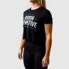 Property Of Born Primitive Crop Tee (Black)