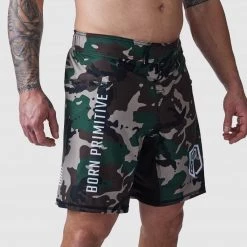 Born Primitive American Defender Shorts 3.0 Velcro Closure (OG Woodland)