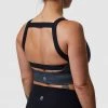 Born Primitive Moxie Full Throttle Sports Bra (Steel Smoke)