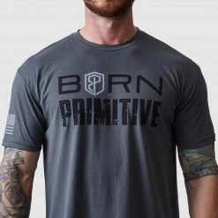 Born Primitive Tops The Brand Tee (Heavy Metal)