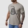 Born Primitive Gadsden Flag Tee (Don't Tread On Me-Tan)