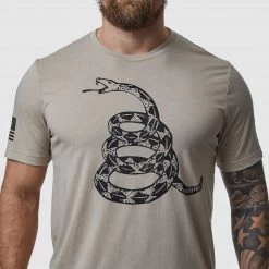 Born Primitive Gadsden Flag Tee (Don't Tread On Me-Tan)