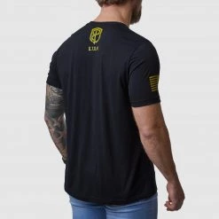 Born Primitive Patriotic Gadsden Flag Tee (Don't Tread On Me-Black)