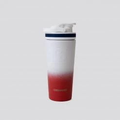 Born Primitive Ice Shaker Bottle (Red/White/Blue Ombre)